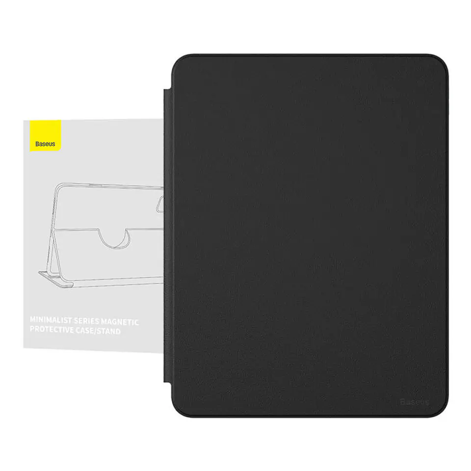 ⁨Magnetyczne Etui ochronne do Ipad Pro 12.9 Baseus Minimalist (czarny)⁩ w sklepie Wasserman.eu