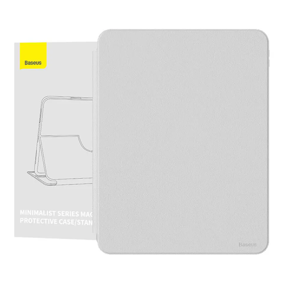 ⁨Magnetyczne Etui ochronne do Ipad Pro 12.9 Baseus Minimalist (jasno szary)⁩ w sklepie Wasserman.eu