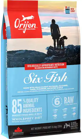 ⁨ORIJEN Six Fish - dry dog food - 11,4 kg⁩ at Wasserman.eu