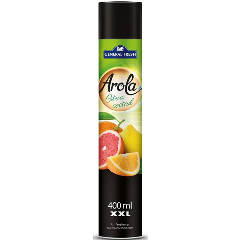 ⁨Odświeżacz powietrza AROLA Spray 400ml Citrus Coctail GENERAL FRESH⁩ w sklepie Wasserman.eu