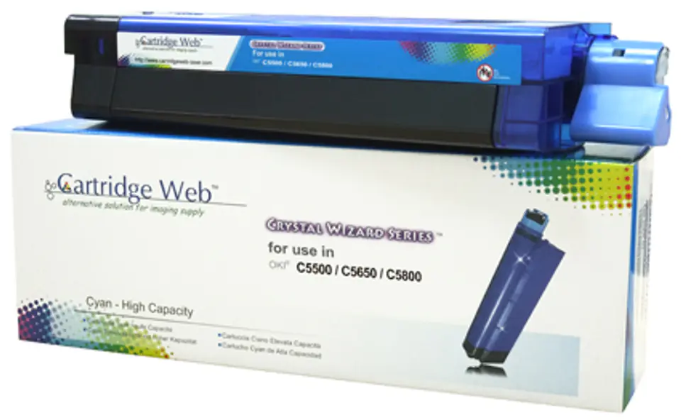 ⁨Toner Cartridge Web Cyan OKI C5650 zamiennik 43872307⁩ w sklepie Wasserman.eu