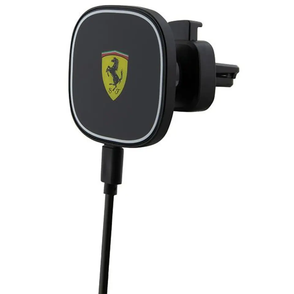 ⁨Ferrari ład. indukcyjna FECHMGLK 15W do kratki czarny/black 2023 Collection MagSafe⁩ w sklepie Wasserman.eu