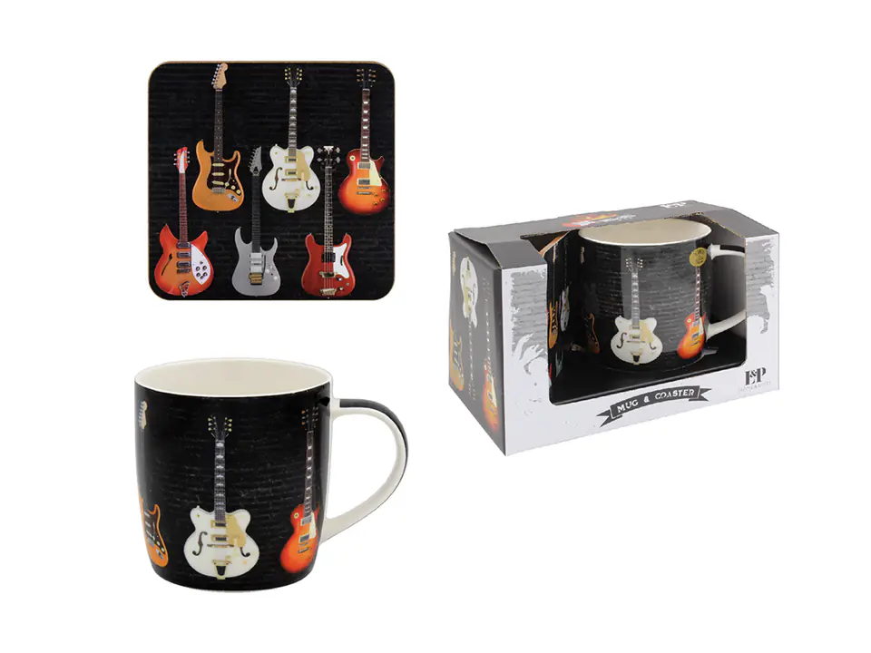 ⁨Mug with pad - Guitar⁩ at Wasserman.eu