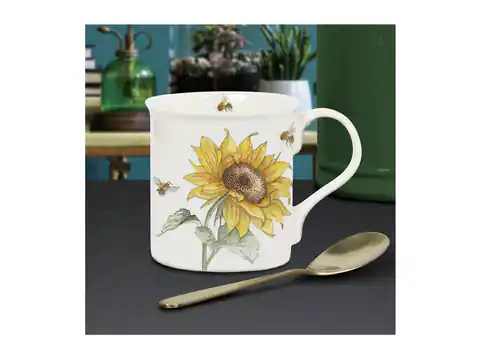 ⁨Kubek - Bee - Tanical Sunflower⁩ w sklepie Wasserman.eu