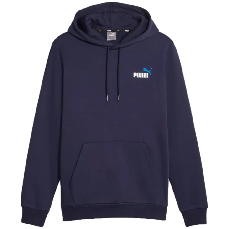 ⁨Bluza Puma ESS+ 2 Col Small Logo Hoodie FL M 674471 (kolor Granatowy, rozmiar L)⁩ w sklepie Wasserman.eu