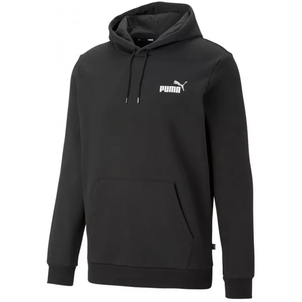 ⁨Puma ESS+ 2 Col Small Logo Hoodie FL black 674471 61⁩ at Wasserman.eu