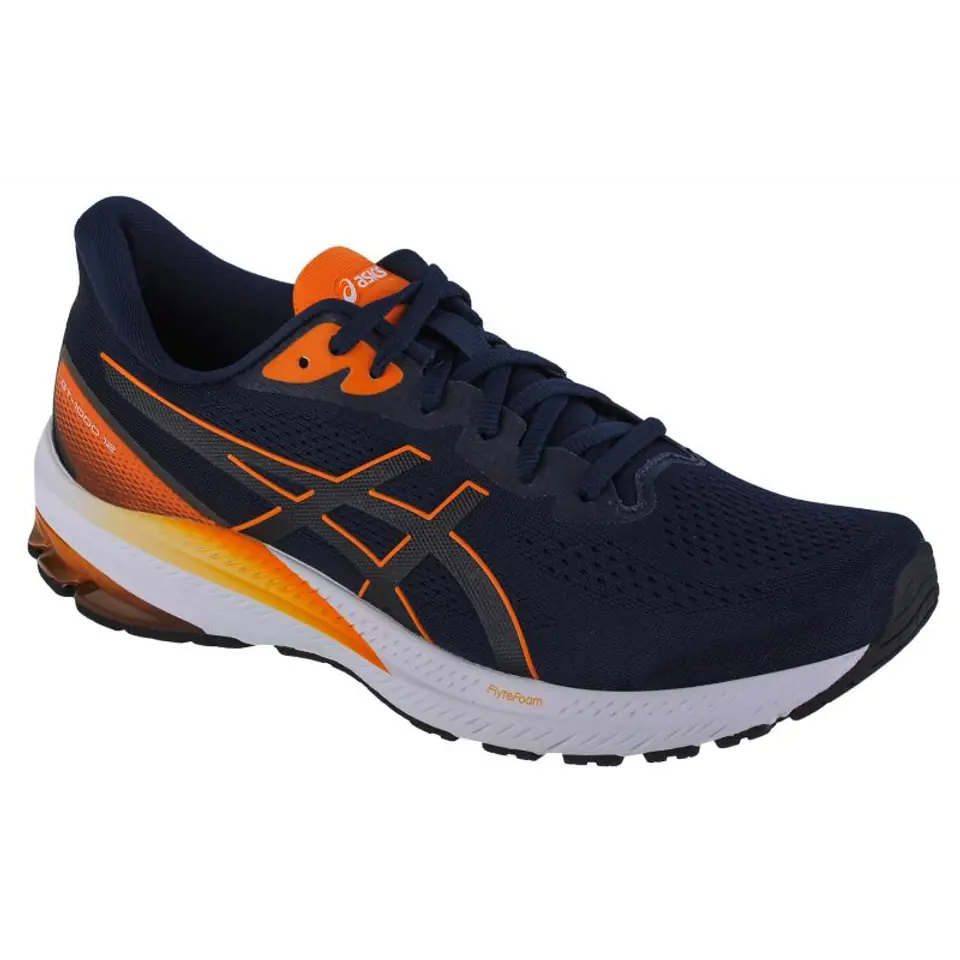 ⁨Buty Asics GT-1000 12 M 1011B631 (kolor Czarny. Pomarańczowy, rozmiar 42.5)⁩ w sklepie Wasserman.eu