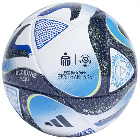 ⁨Piłka adidas Ekstraklasa Mini (kolor Niebieski, rozmiar 1)⁩ w sklepie Wasserman.eu