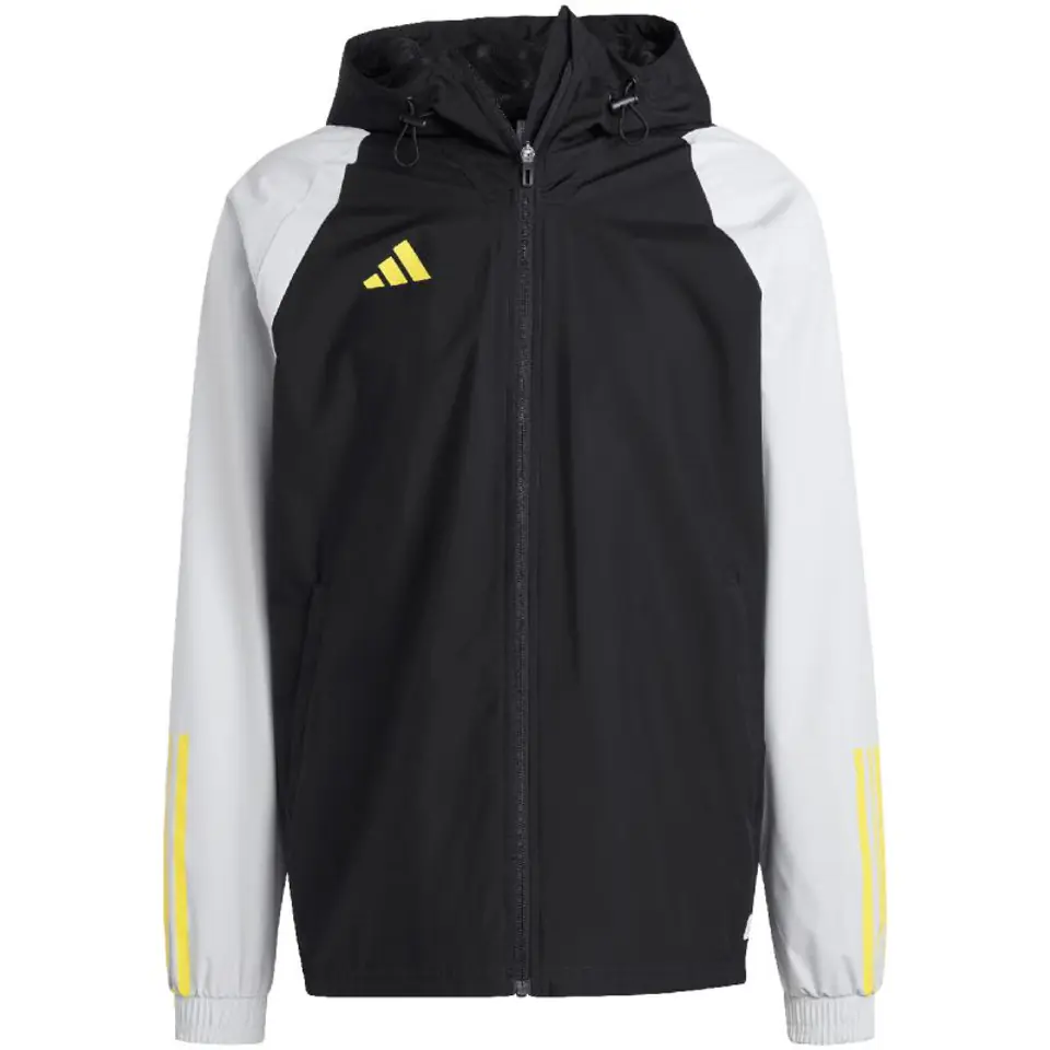 ⁨adidas Tiro 23 Competition All-Weather Men's Jacket Black-Grey IC4571⁩ at Wasserman.eu