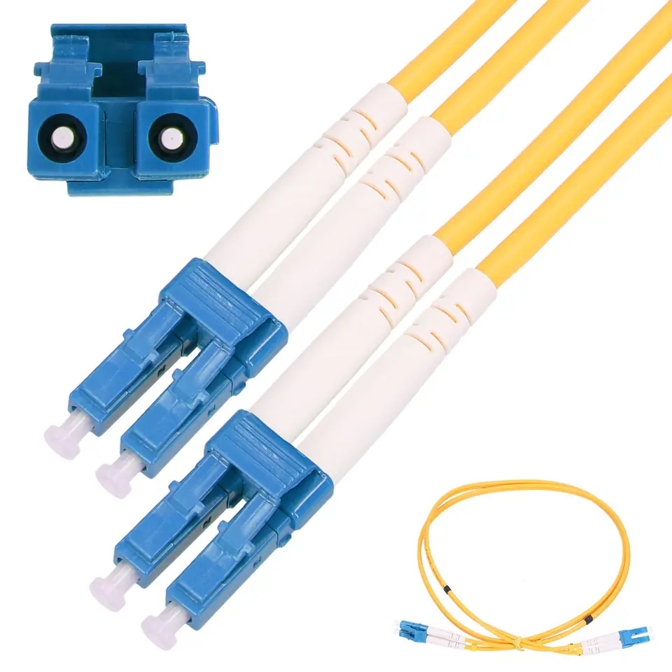 ⁨EXTRALINK PATCHCORD LC/UPC-LC/UPC SM G.657A1 DUPLEX 3.0MM 2M⁩ w sklepie Wasserman.eu