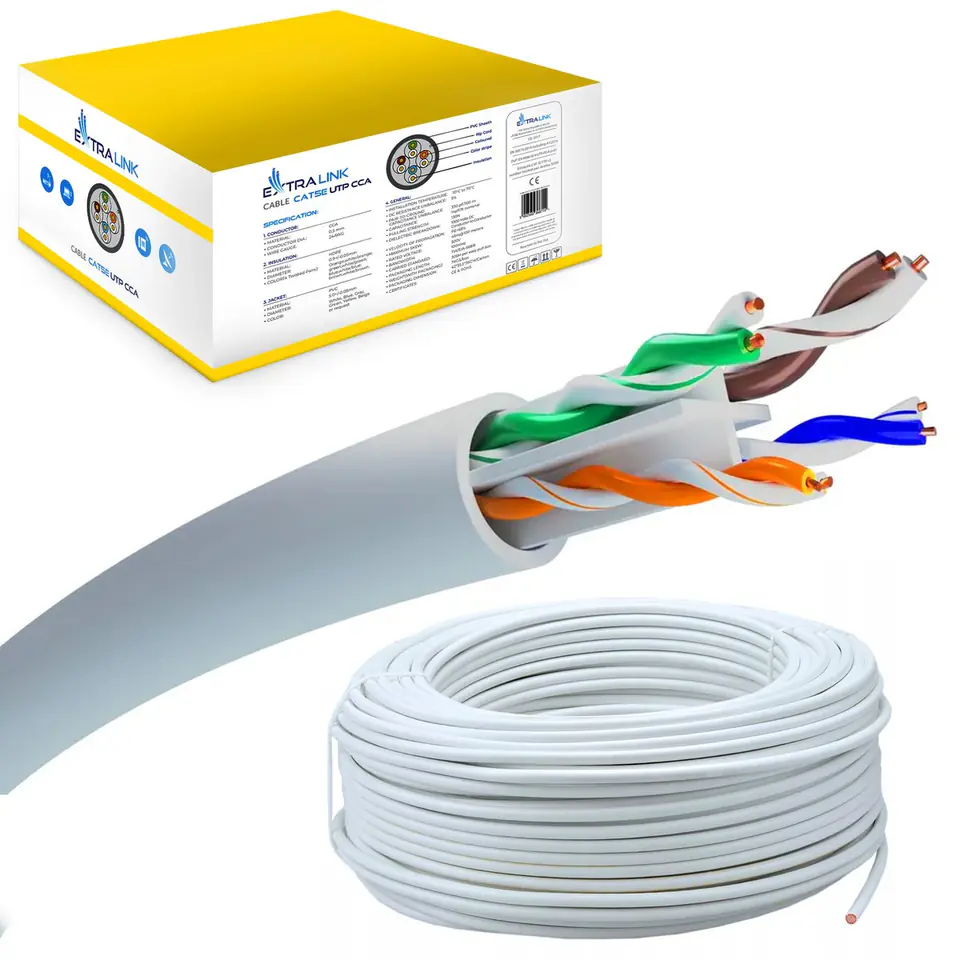 ⁨Ntwork cable CAT6 UTP internal 305M⁩ at Wasserman.eu