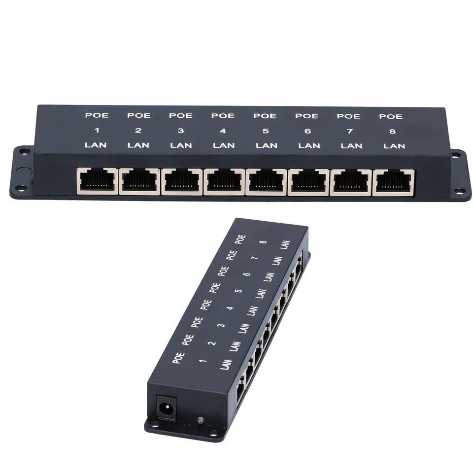 ⁨EXTRALINK POE INJECTOR 8 PORT⁩ w sklepie Wasserman.eu