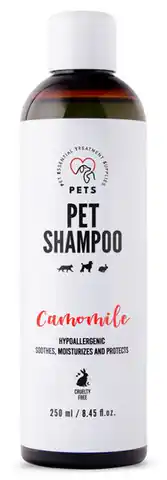 ⁨PET Shampoo Camomile - pet shampoo - 250ml⁩ at Wasserman.eu