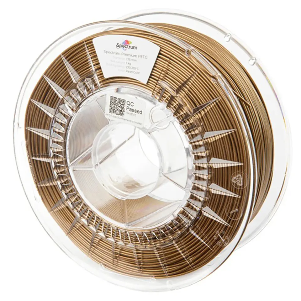 ⁨Spectrum 3D filament, Premium PET-G, 1,75mm, 1000g, 80602, pearl gold⁩ w sklepie Wasserman.eu