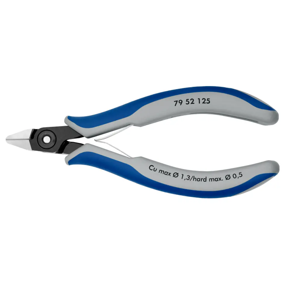 Precyzyjne szczypce tnące boczne dla elektroników 79 52 125 KNIPEX w sklepie Wasserman.eu