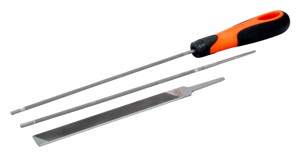 ⁨Zestaw 3 pilników do pił łańcuchowych ERGO 4.0 mm dla 3/8" RG BAHCO⁩ w sklepie Wasserman.eu
