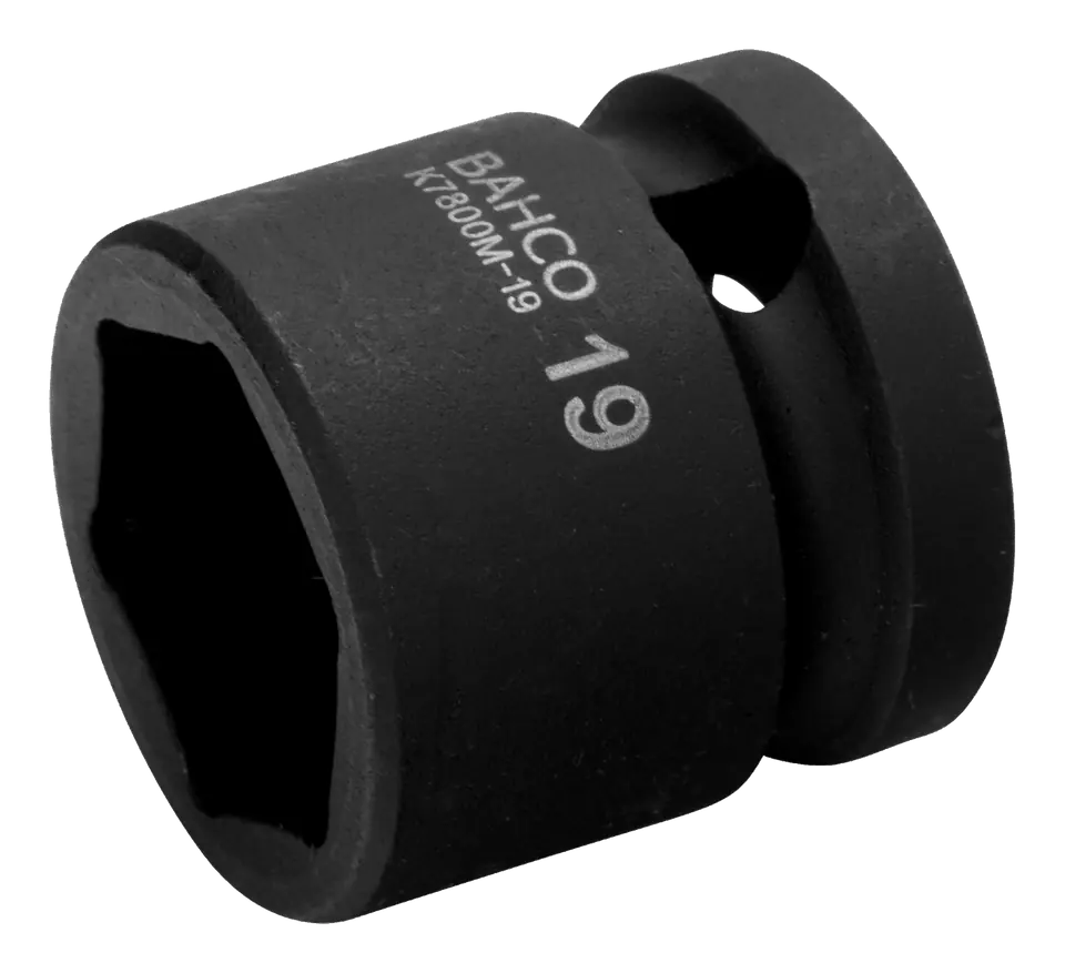 ⁨Nasadka udarowa 1/2" 6-kątna 16 mm ultrakrótka BAHCO⁩ w sklepie Wasserman.eu