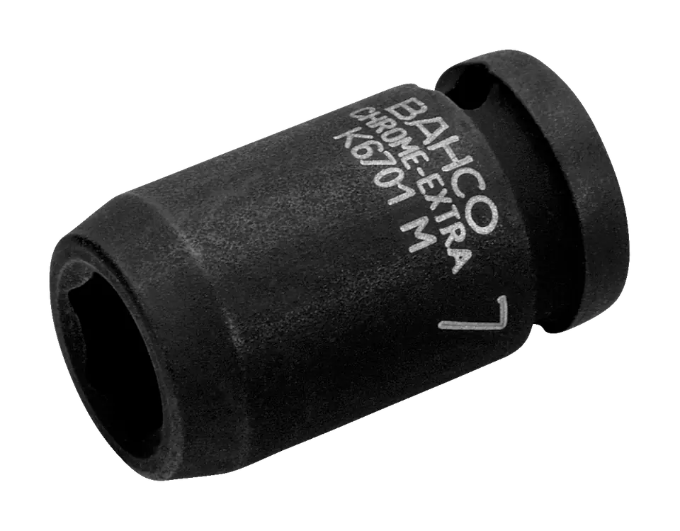 ⁨Nasadka udarowa 1/4" 6-kątna 10 mm BAHCO⁩ w sklepie Wasserman.eu