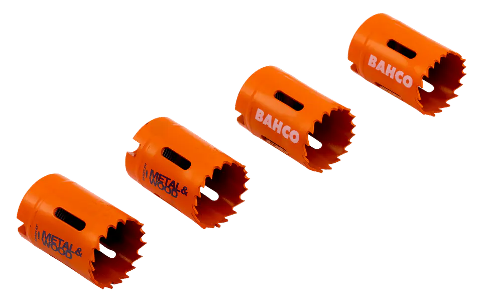 ⁨Otwornice bimetaliczne Sandflex 22 mm, 4 szt. BAHCO⁩ w sklepie Wasserman.eu