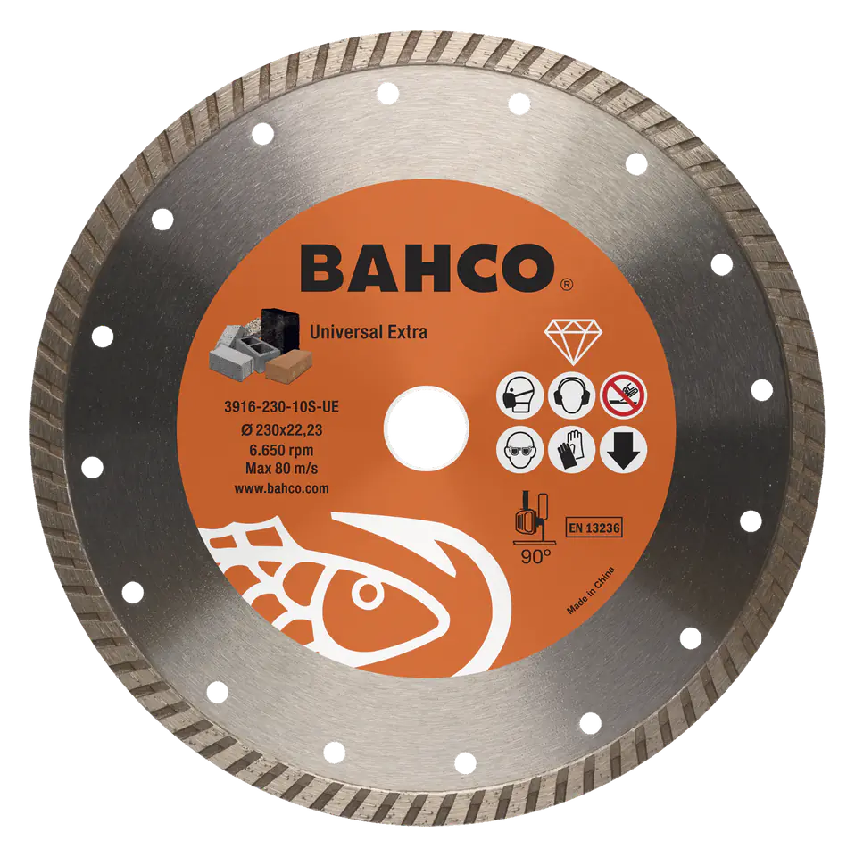 Tarcza diamentowa 115mm x 2.5mm x 22.23mm obrzeże ciągłe 10mm BAHCO w sklepie Wasserman.eu