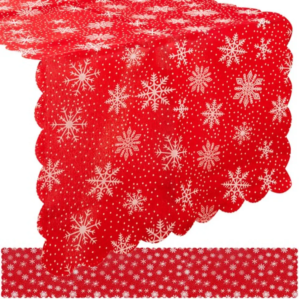 ⁨Bieżnik świąteczny 220x35cm Ruhhy 22789⁩ w sklepie Wasserman.eu