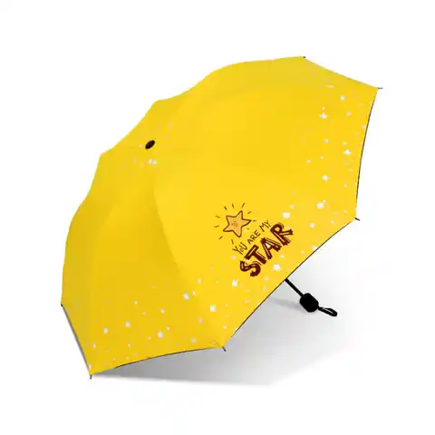 ⁨Parasol umbrella Star żółty PAR06ZO⁩ w sklepie Wasserman.eu