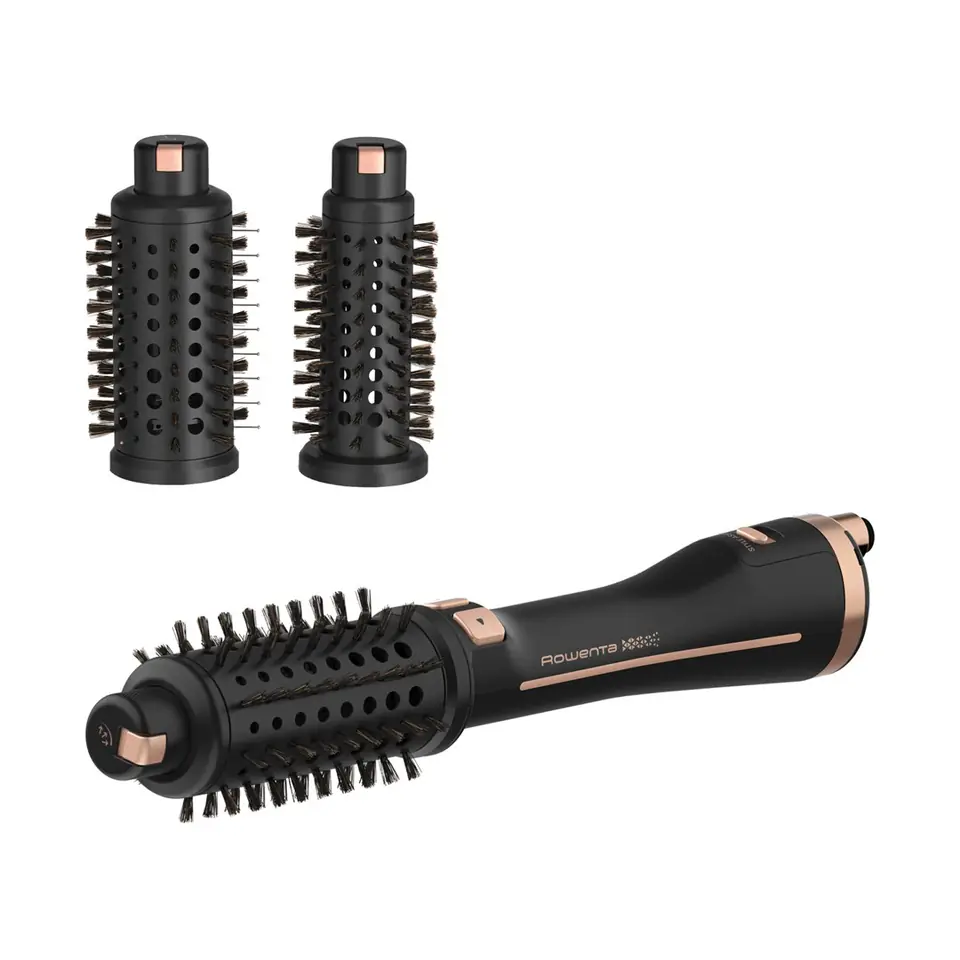 ⁨Rowenta Ultimate Experience CF9620 Hot air brush Warm Black, Copper 750 W⁩ at Wasserman.eu
