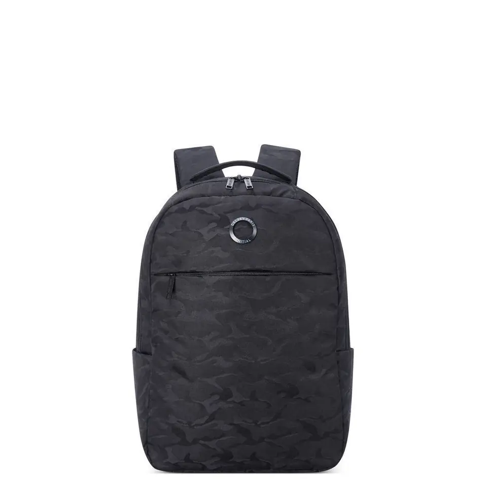 ⁨Delsey 391060010 laptop case 39.6 cm (15.6") Backpack Black, Camouflage⁩ at Wasserman.eu