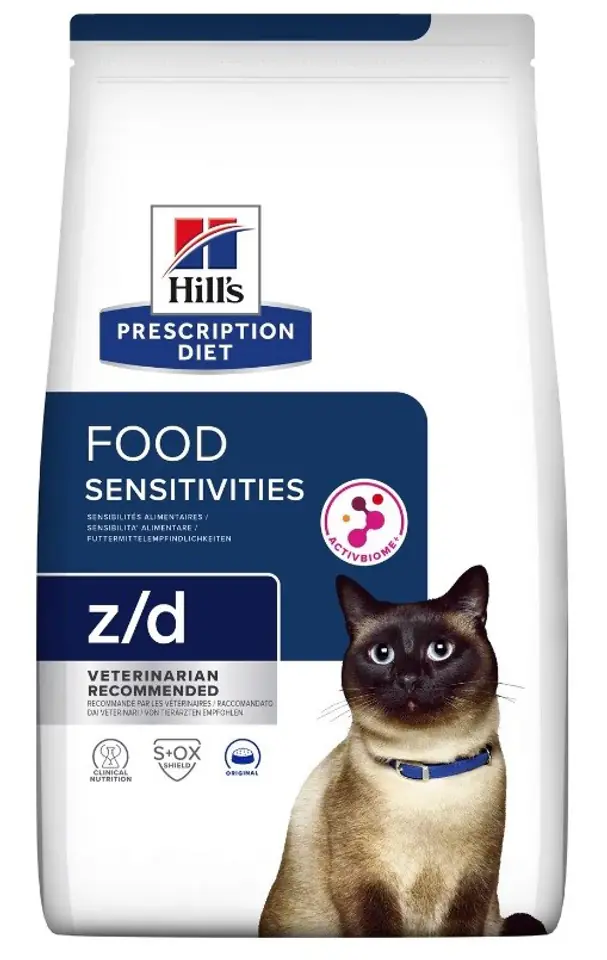 ⁨HILL'S Prescription Diet Feline Food Sensitivities Z/D - sucha karma dla kota - 1,5 kg⁩ w sklepie Wasserman.eu