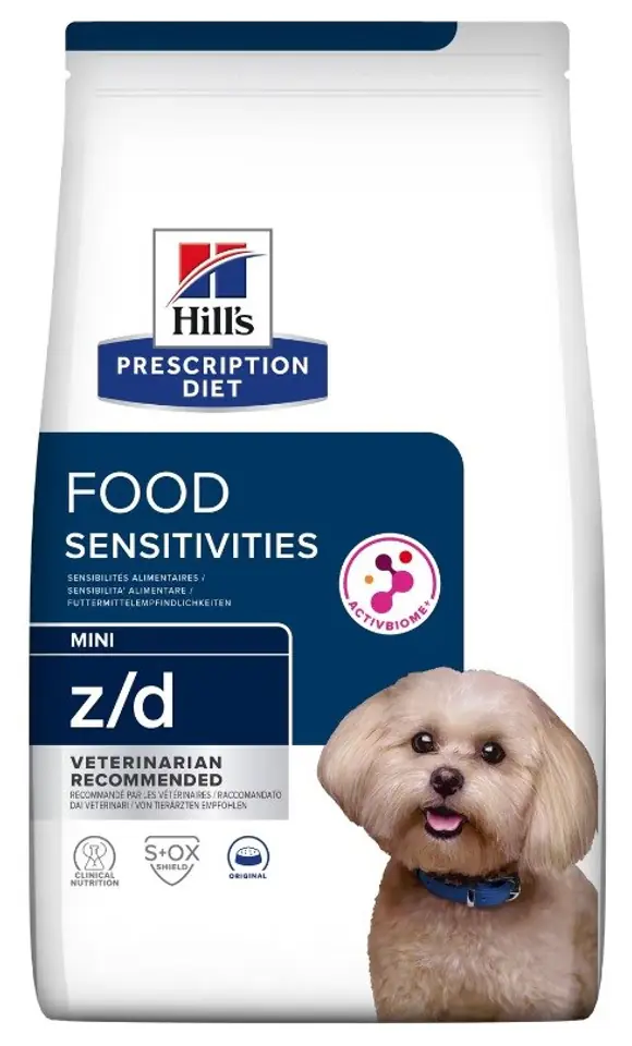 ⁨HILL'S Prescription Diet Canine Z/D Mini - sucha karma dla psa - 1 kg⁩ w sklepie Wasserman.eu