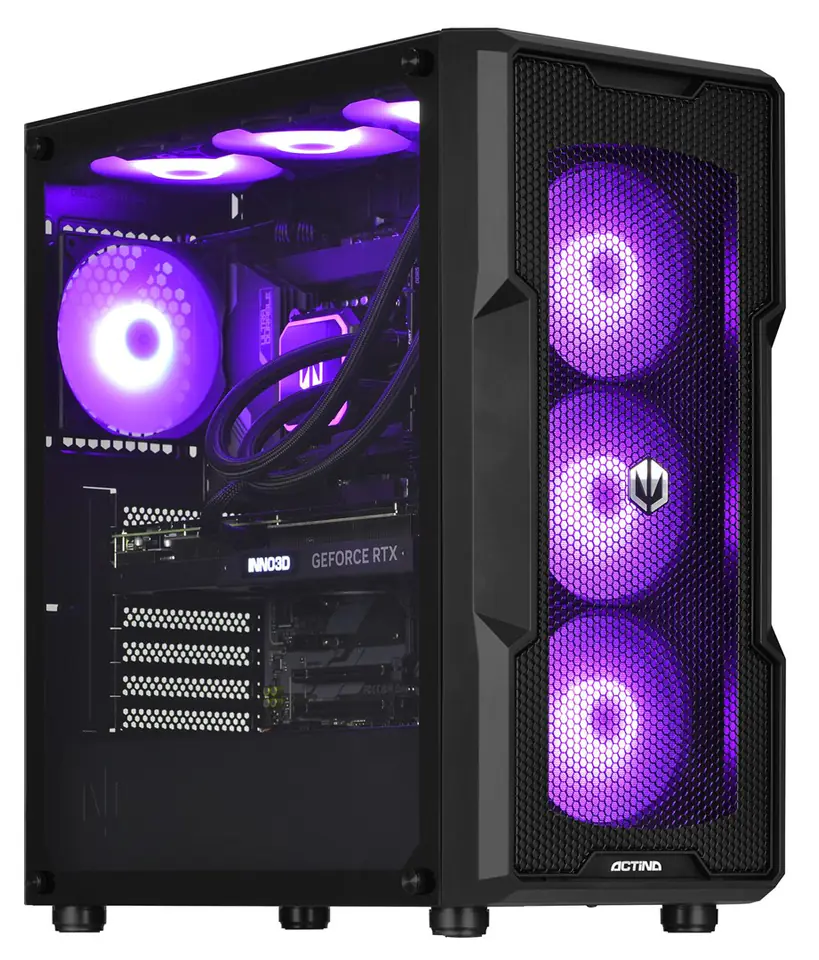 ⁨Actina 5901443337768 PC Intel® Core™ i7 i7-14700KF 32 GB DDR5-SDRAM 2 TB SSD AMD Radeon RX 7900 XTX Midi Tower Black⁩ at Wasserman.eu