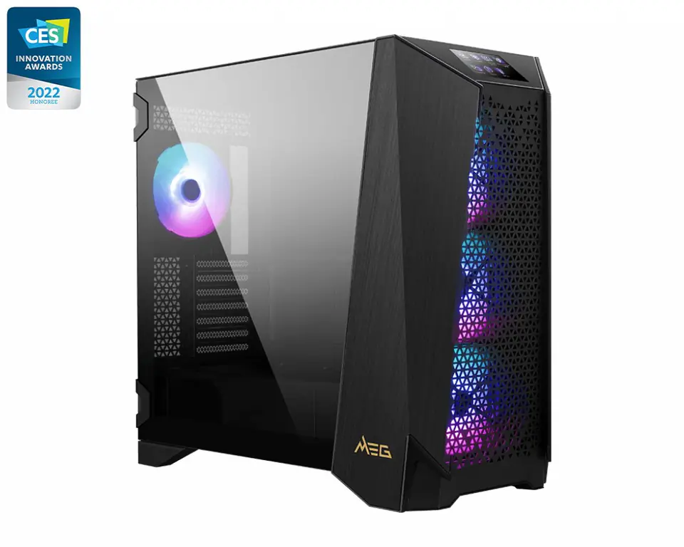 MSI MEG PROSPECT 700R computer case Midi Tower Black at Wasserman.eu