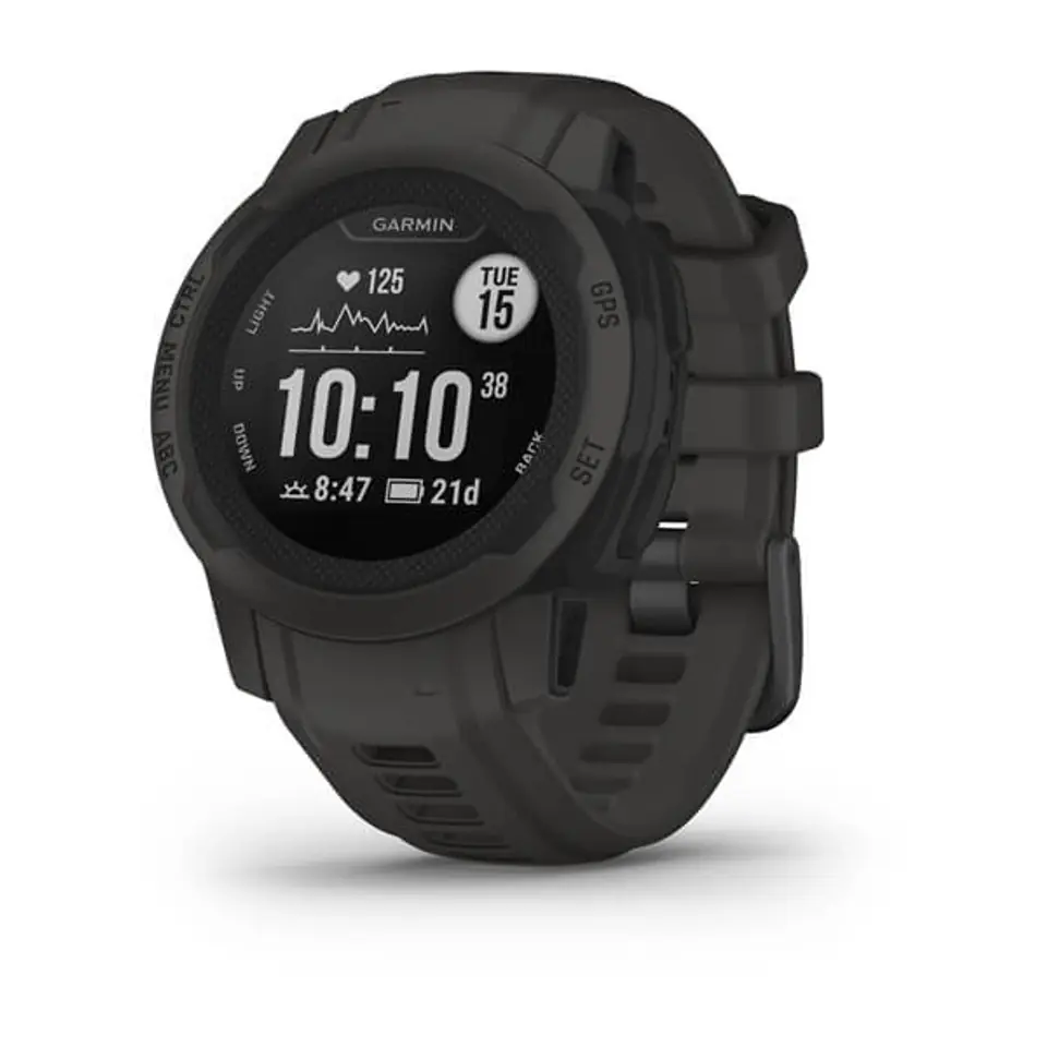 ⁨Garmin Instinct 2S 2.01 cm (0.79") MIP 40 mm Digital 156 x 156 pixels Graphite GPS (satellite)⁩ at Wasserman.eu