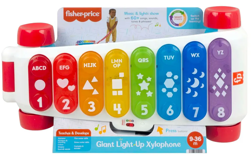 ⁨FISHER PRICE LL LARGE EDUCATIONAL PULL XYLOPHONE HJK41⁩ at Wasserman.eu