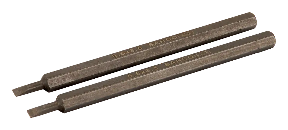⁨Bit 1/4" do śrub płaskich 1,0x5,5x100 mm, 2 szt. BAHCO⁩ w sklepie Wasserman.eu