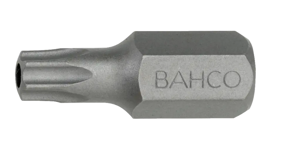 ⁨Bit udarowy 10 mm do śrub TORX, z otworem TR20x30 mm BAHCO⁩ w sklepie Wasserman.eu