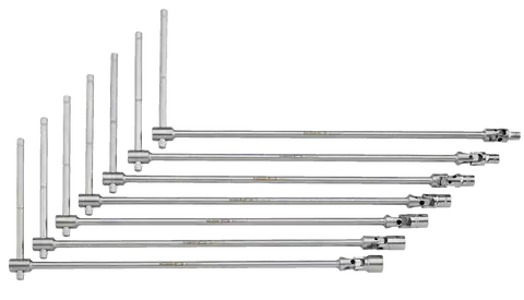 ⁨Zestaw pokręteł T z nasadkami 7 szt. 7-8-10-12-13-14-17mm długość 500mm BAHCO⁩ w sklepie Wasserman.eu