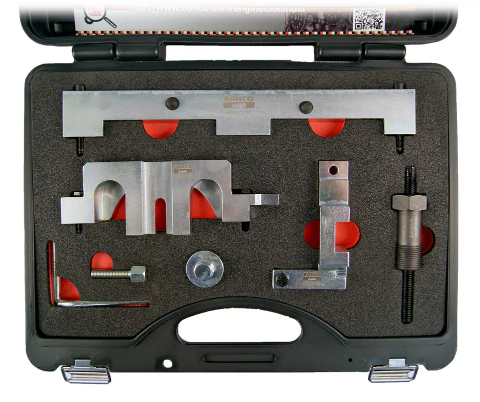 ⁨Zestaw narzędzi do rozrządów BMW N42-N46 1.8-2.0 benzynowych BAHCO⁩ w sklepie Wasserman.eu
