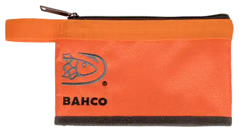 ⁨Saszetka zasuwana pomarańczowa 215x135 mm, kieszeń wewnętrzna 90 mm BAHCO⁩ w sklepie Wasserman.eu