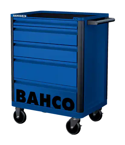 ⁨Wózek narzędziowy 5 szuflad RAL5002 BAHCO⁩ w sklepie Wasserman.eu