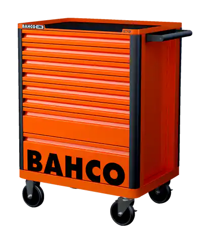⁨Wózek narzędziowy 8 szuflad pomarańczowy RAL2009 BAHCO⁩ w sklepie Wasserman.eu