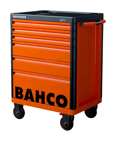 ⁨Wózek narzędziowy 6 szuflad RAL 2009 BAHCO⁩ w sklepie Wasserman.eu