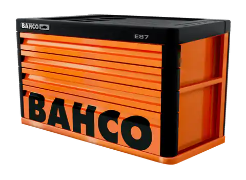 ⁨Nadstawska narzędziowa 4 szuflady 402x510x692 mm do wózka Premium E87 (pomarańczowa) BAHCO⁩ w sklepie Wasserman.eu