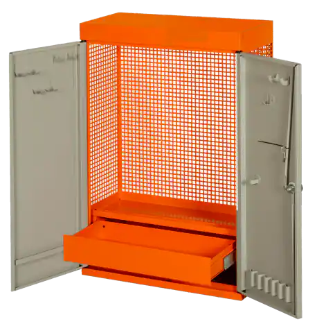 ⁨Gablota narzędziowa 2-drzwiowa udźwig 240 kg 900x602x250 mm (pomarańczowa) BAHCO⁩ w sklepie Wasserman.eu