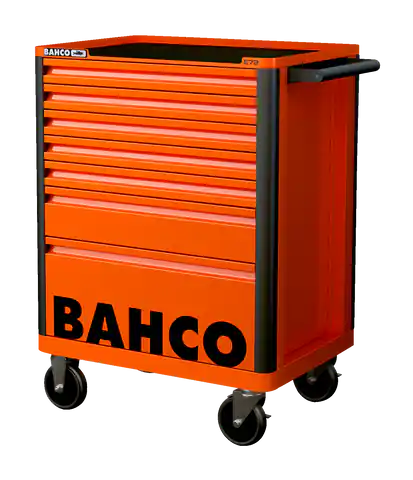 ⁨Wózek narzędziowy 7 szuflad pomarańczowy RAL2009 BAHCO⁩ w sklepie Wasserman.eu