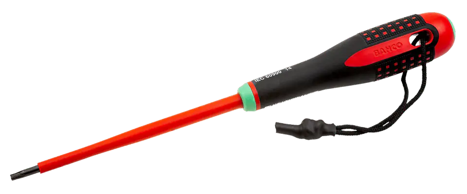 ⁨Wkrętak izolowany ERGO do śrub TORX T10x100 mm do pracy na wysokościach BAHCO⁩ w sklepie Wasserman.eu