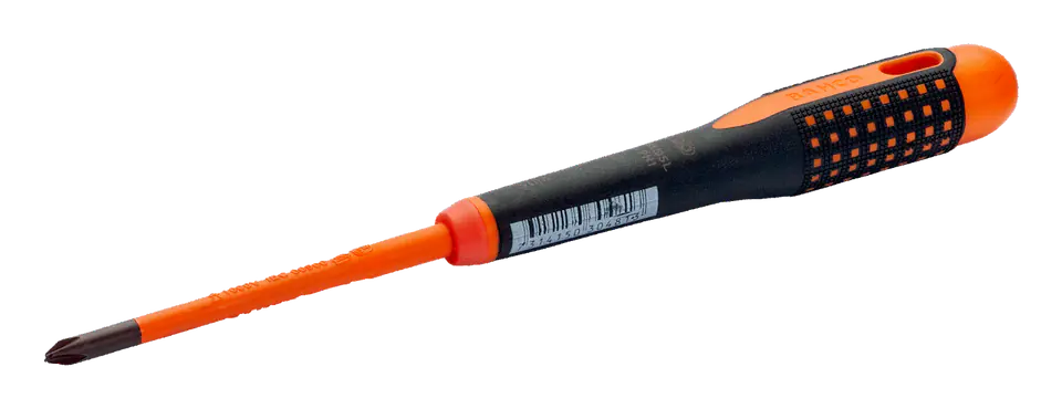⁨Wkrętak izolowany ERGO SLIM kombinowany do śrub 5.0/PH1 x 80 mm BAHCO⁩ w sklepie Wasserman.eu
