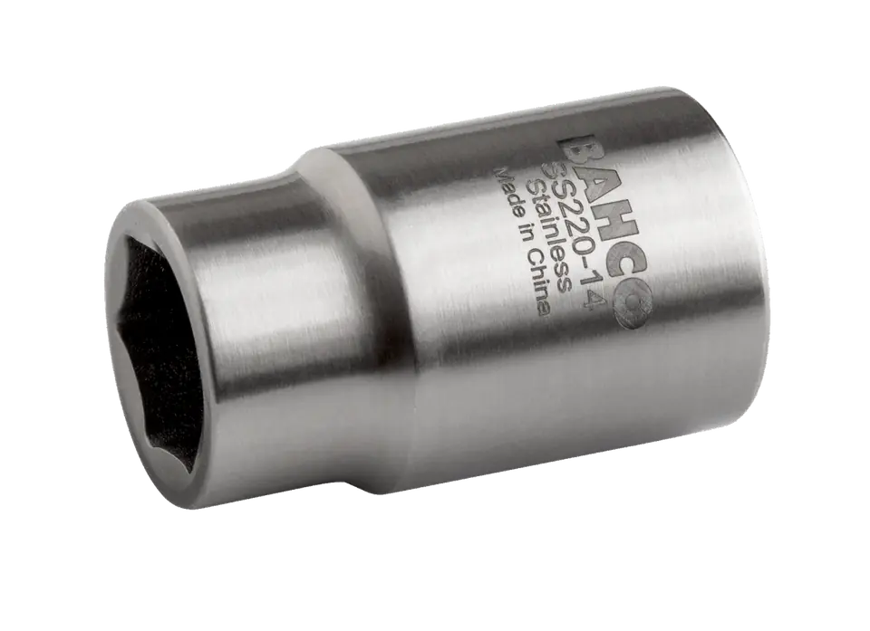 ⁨Nasadka 1/2" 6-kątna 12  mm ze stali nierdzewnej BAHCO⁩ w sklepie Wasserman.eu