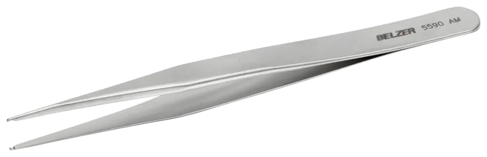 Pęseta SMD 5590 AM do mocowania pionowego elementów cylindrycznych Ø 1 mm minimelf 120 mm BAHCO w sklepie Wasserman.eu