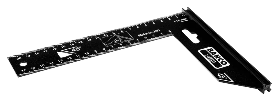 ⁨Kątownik 200 mm - kąt prosty i 45° BAHCO⁩ w sklepie Wasserman.eu
